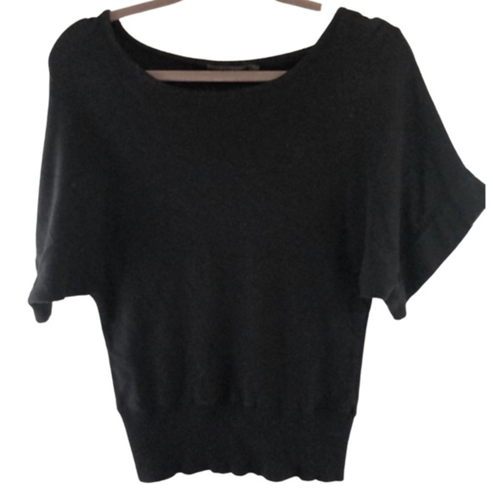 Limited dolman sleeve short sleeve sweater
